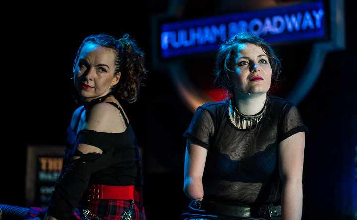 Two female leads of Reasons to be Cheerful.